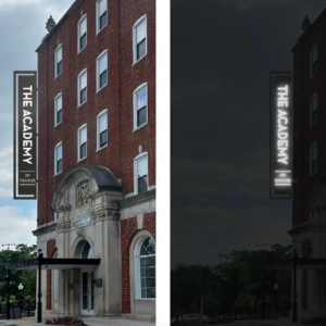 Sign that was proposed on Charles St